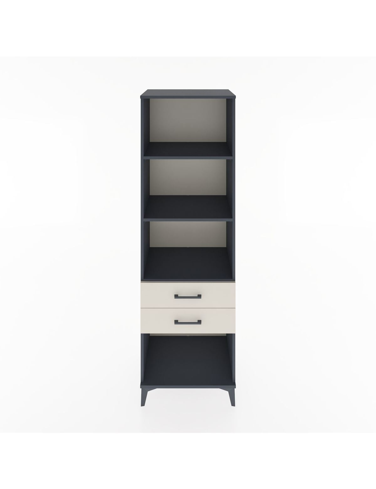 Hyperion Dolap 3 Raflı 2 Çekmeceli 60x44x195 - S59M111V4B