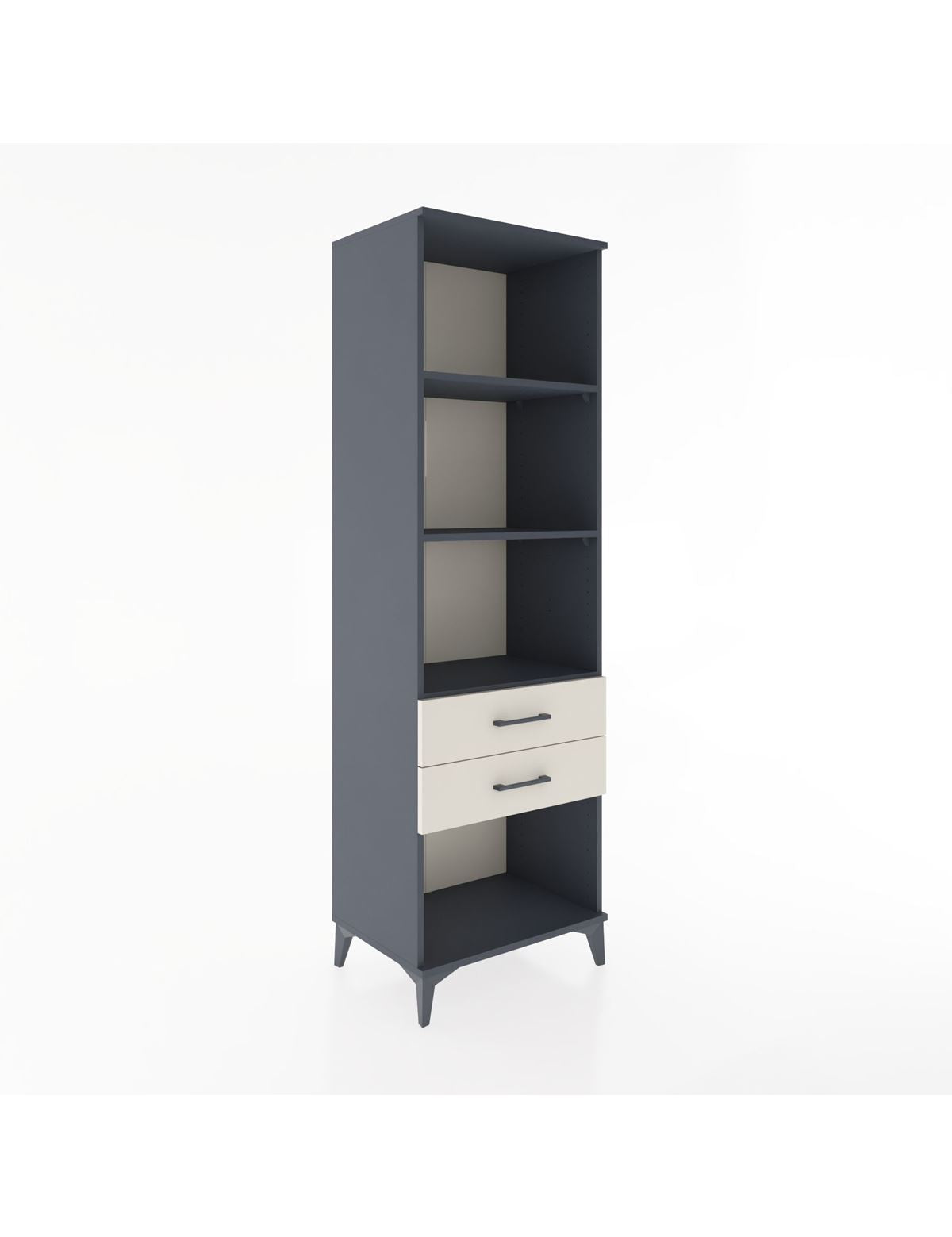 Hyperion Dolap 3 Raflı 2 Çekmeceli 60x44x195 - S59M111V4B