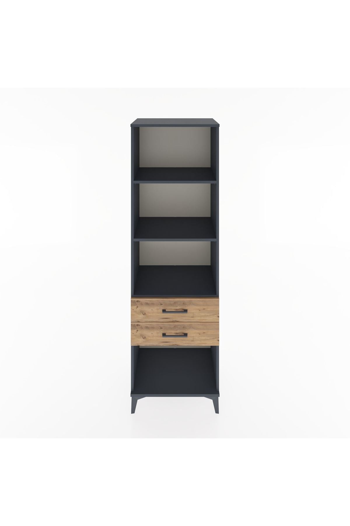 Hyperion Dolap 3 Raflı 2 Çekmeceli 60x44x195 - S59M111V6B