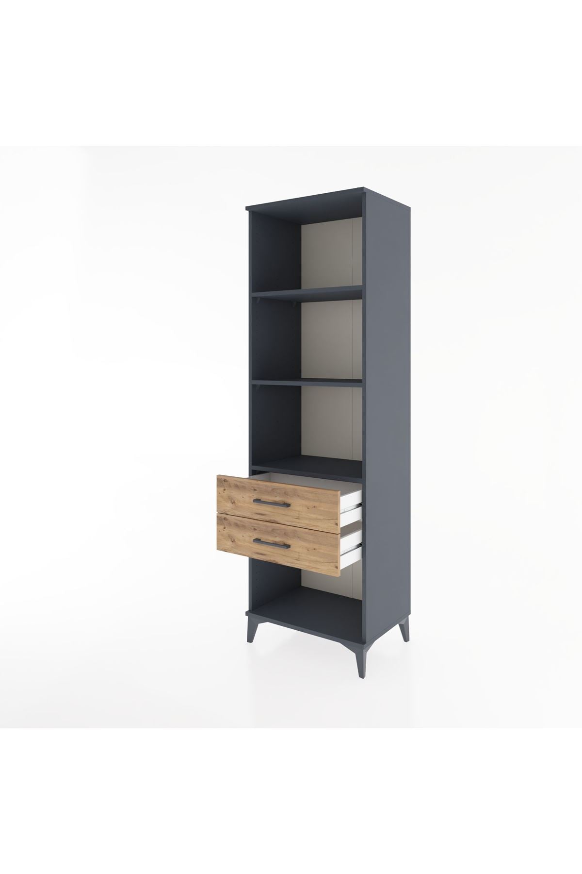 Hyperion Dolap 3 Raflı 2 Çekmeceli 60x44x195 - S59M111V6B