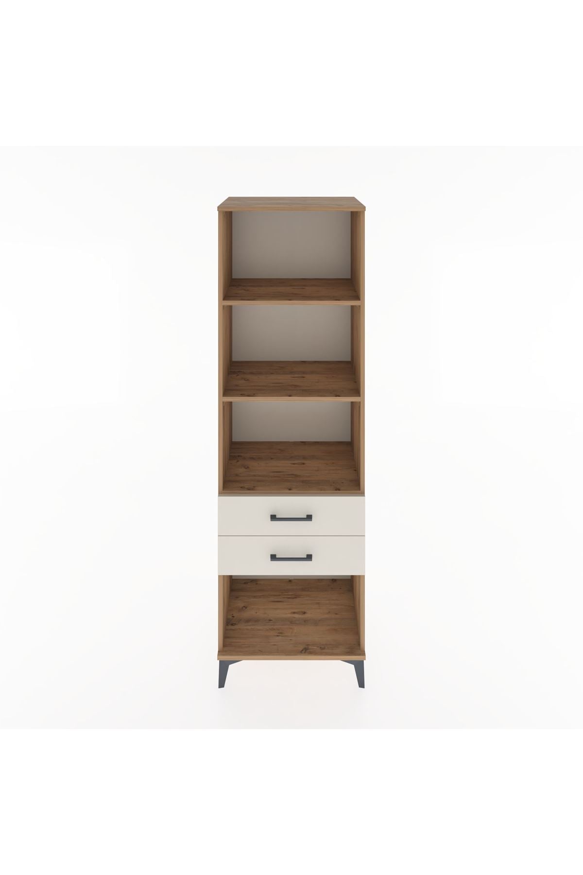 Hyperion Dolap 3 Raflı 2 Çekmeceli 60x44x195 - S59M111V7B