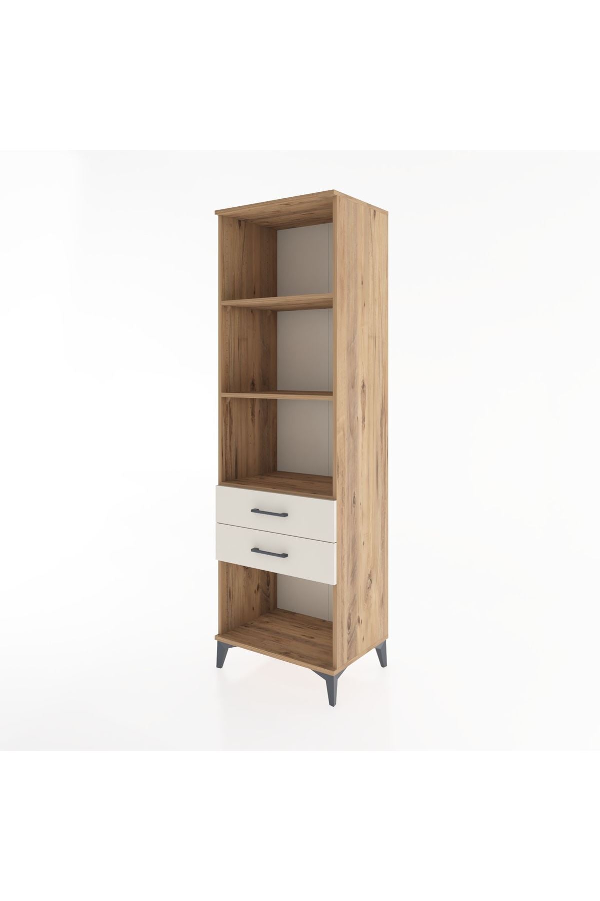 Hyperion Dolap 3 Raflı 2 Çekmeceli 60x44x195 - S59M111V7B