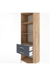 Hyperion Dolap 3 Raflı 2 Çekmeceli 60x44x195 - S59M111V8B