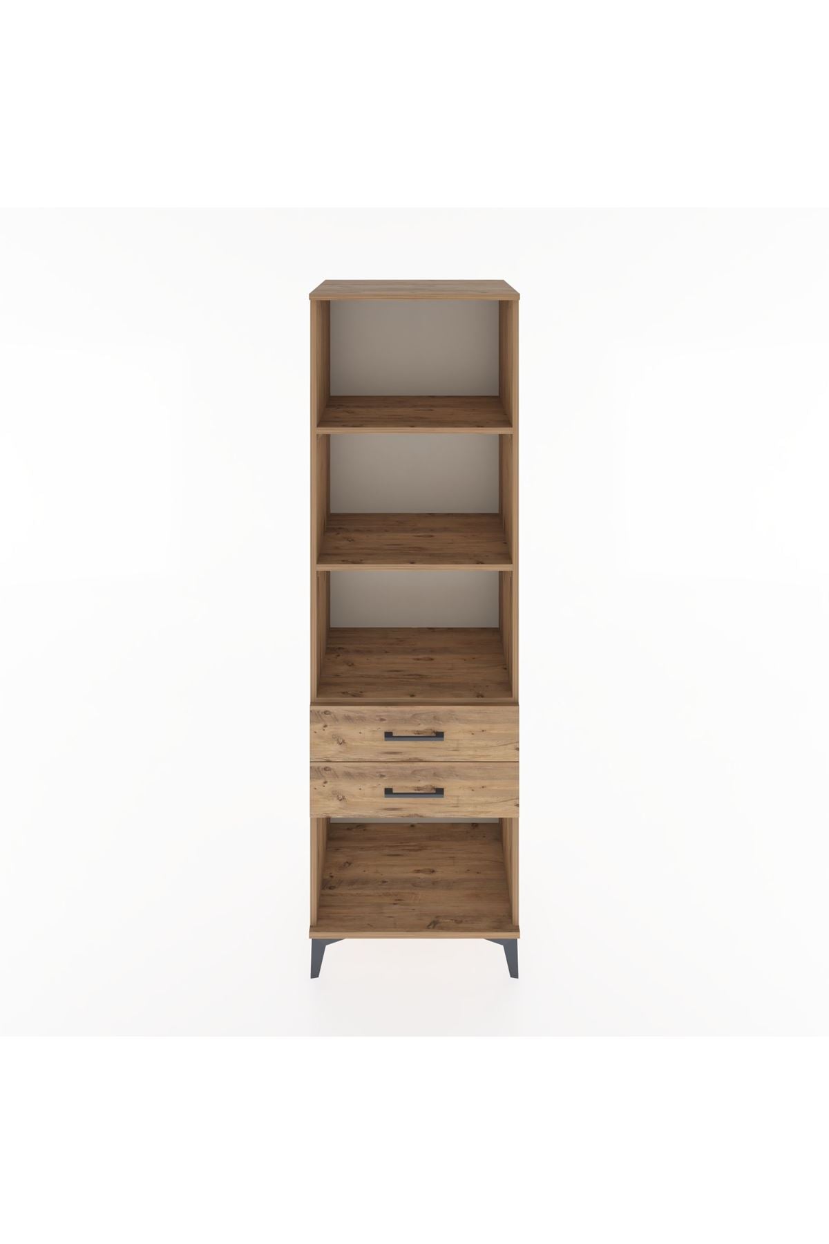 Hyperion Dolap 3 Raflı 2 Çekmeceli 60x44x195 - S59M111V9B