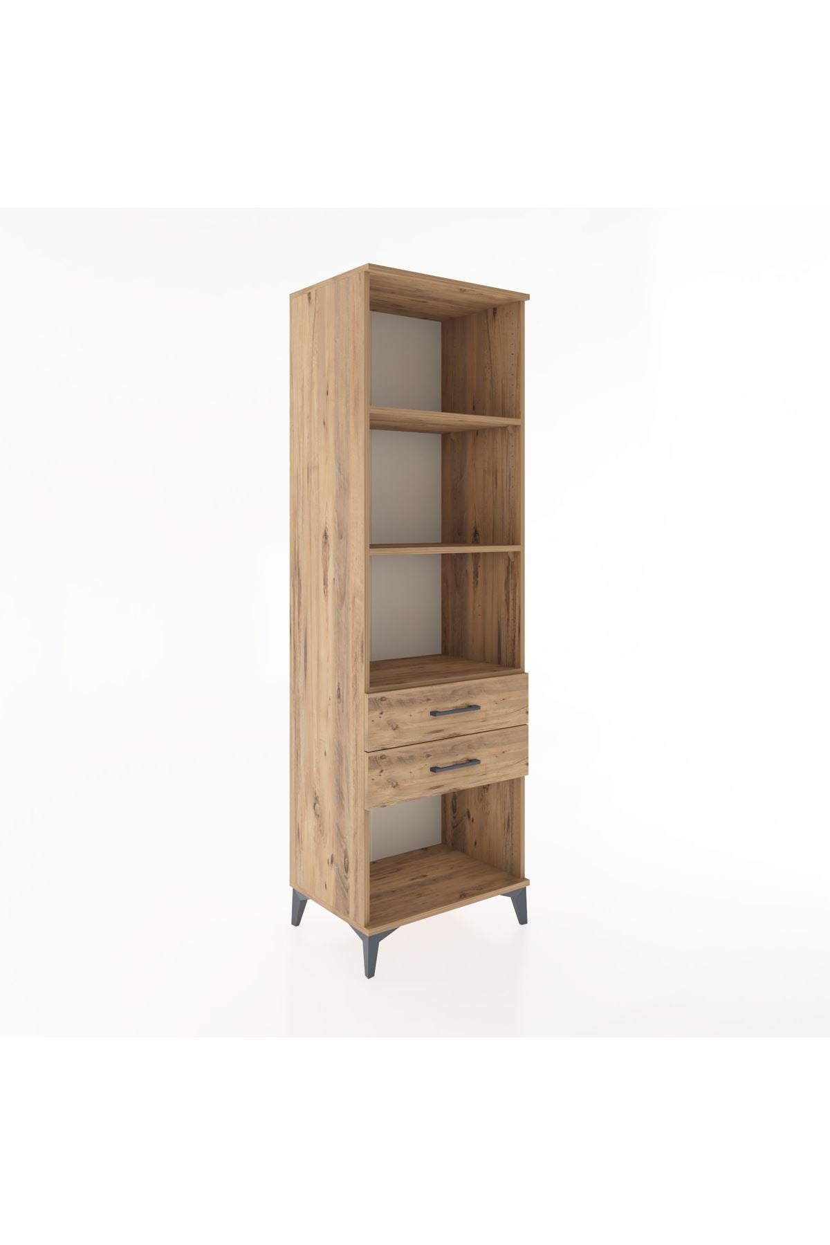 Hyperion Dolap 3 Raflı 2 Çekmeceli 60x44x195 - S59M111V9B