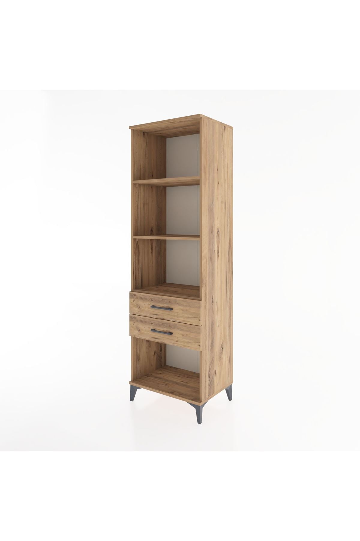 Hyperion Dolap 3 Raflı 2 Çekmeceli 60x44x195 - S59M111V9B