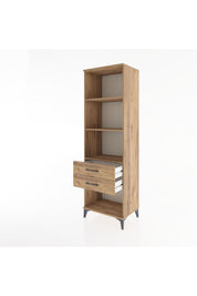 Hyperion Dolap 3 Raflı 2 Çekmeceli 60x44x195 - S59M111V9B