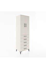Hyperion Dolap 3 Raflı 5 Çekmeceli 2 Kapaklı 60x44x195 - S59M113V1B