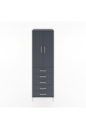 Hyperion Dolap 3 Raflı 5 Çekmeceli 2 Kapaklı 60x44x195 - S59M113V5B