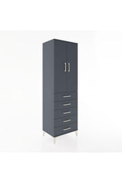 Hyperion Dolap 3 Raflı 5 Çekmeceli 2 Kapaklı 60x44x195 - S59M113V5B