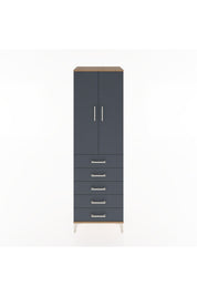 Hyperion Dolap 3 Raflı 5 Çekmeceli 2 Kapaklı 60x44x195 - S59M113V8B
