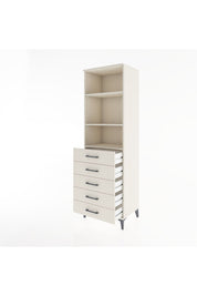 Hyperion Dolap 3 Raflı 5 Çekmeceli 60x44x195 - S59M114V1B
