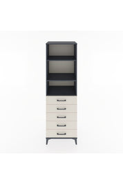 Hyperion Dolap 3 Raflı 5 Çekmeceli 60x44x195 - S59M114V4B