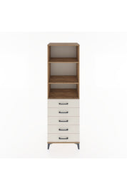 Hyperion Dolap 3 Raflı 5 Çekmeceli 60x44x195 - S59M114V7B
