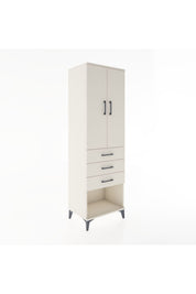 Hyperion Dolap Tek Raflı 3 Çekmeceli Tek Askılı 60x44x195 - S59M115V1B