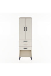 Hyperion Dolap 3 Raflı 3 Çekmeceli 2 Kapaklı 60x44x195 - S59M116V1B
