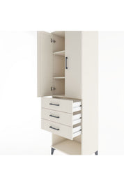 Hyperion Dolap 3 Raflı 3 Çekmeceli 2 Kapaklı 60x44x195 - S59M116V1B
