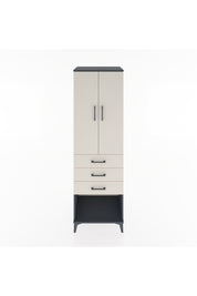 Hyperion Dolap 3 Raflı 3 Çekmeceli 2 Kapaklı 60x44x195 - S59M116V4B