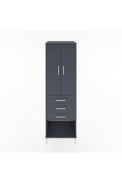 Hyperion Dolap 3 Raflı 3 Çekmeceli 2 Kapaklı 60x44x195 - S59M116V5B