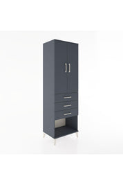 Hyperion Dolap 3 Raflı 3 Çekmeceli 2 Kapaklı 60x44x195 - S59M116V5B