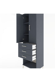 Hyperion Dolap 3 Raflı 3 Çekmeceli 2 Kapaklı 60x44x195 - S59M116V5B
