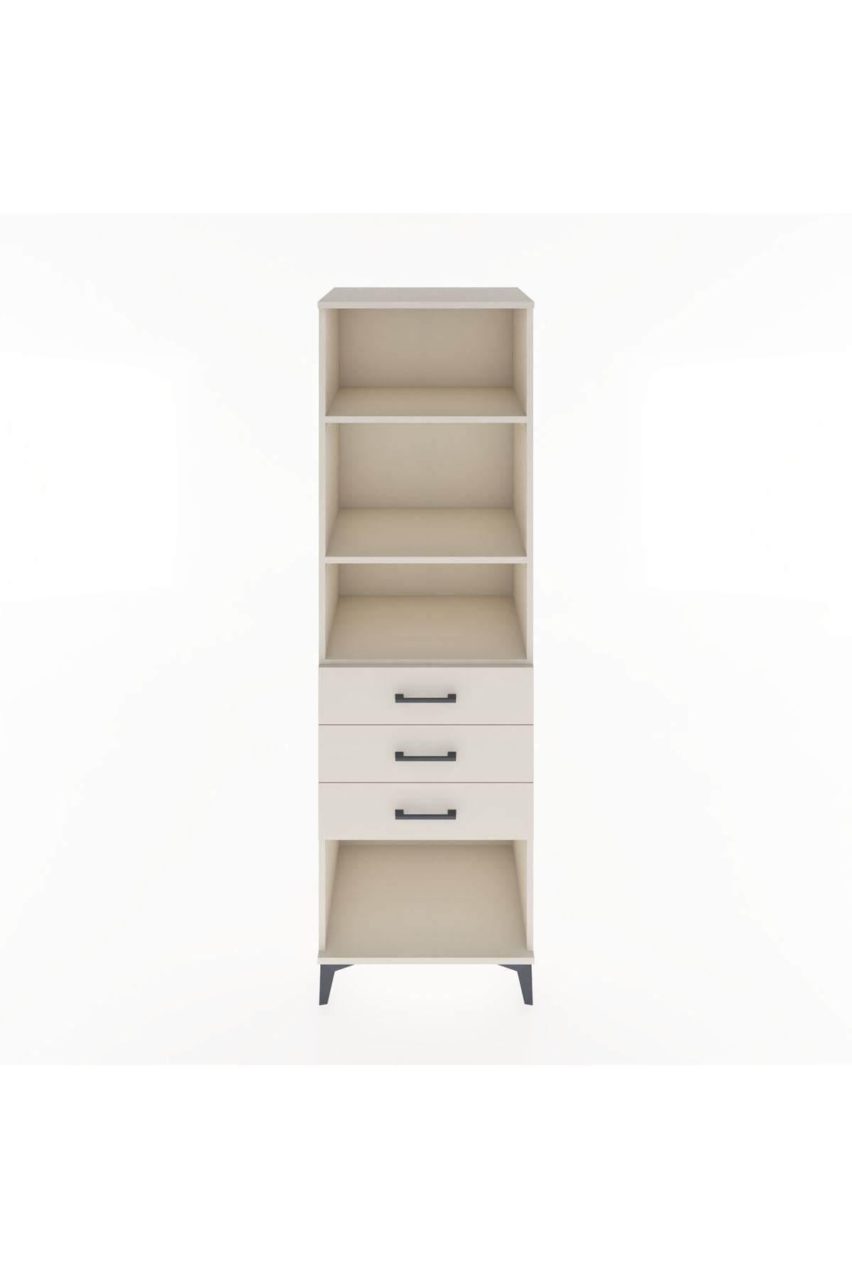 Hyperion Dolap 3 Raflı 3 Çekmeceli 60x44x195 - S59M117V1B