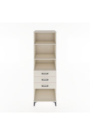 Hyperion Dolap 3 Raflı 3 Çekmeceli 60x44x195 - S59M117V1B