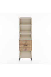 Hyperion Dolap 3 Raflı 3 Çekmeceli 60x44x195 - S59M117V3B