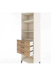 Hyperion Dolap 3 Raflı 3 Çekmeceli 60x44x195 - S59M117V3B