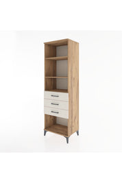 Hyperion Dolap 3 Raflı 3 Çekmeceli 60x44x195 - S59M117V7B