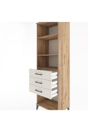 Hyperion Dolap 3 Raflı 3 Çekmeceli 60x44x195 - S59M117V7B