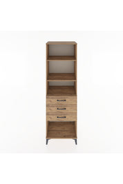 Hyperion Dolap 3 Raflı 3 Çekmeceli 60x44x195 - S59M117V9B