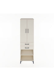 Hyperion Dolap 2 Raflı 2 Çekmeceli Tek Askılı 60x44x195 - S59M118V1B