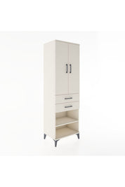 Hyperion Dolap 2 Raflı 2 Çekmeceli Tek Askılı 60x44x195 - S59M118V1B