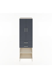 Hyperion Dolap 2 Raflı 2 Çekmeceli Tek Askılı 60x44x195 - S59M118V2B