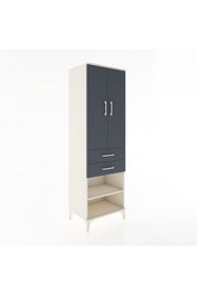 Hyperion Dolap 2 Raflı 2 Çekmeceli Tek Askılı 60x44x195 - S59M118V2B