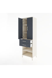 Hyperion Dolap 4 Raflı 2 Çekmeceli 2 Kapaklı 60x44x195 - S59M119V2B
