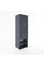Hyperion Dolap 4 Raflı 2 Çekmeceli 2 Kapaklı 60x44x195 - S59M119V5B