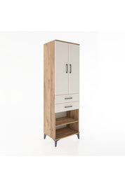 Hyperion Dolap 4 Raflı 2 Çekmeceli 2 Kapaklı 60x44x195 - S59M119V7B