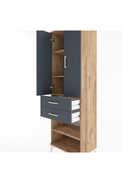 Hyperion Dolap 4 Raflı 2 Çekmeceli 2 Kapaklı 60x44x195 - S59M119V8B