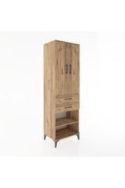 Hyperion Dolap 4 Raflı 2 Çekmeceli 2 Kapaklı 60x44x195 - S59M119V9B
