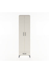 Hyperion Dolap 3 Raflı Tek Çekmeceli Tek Askılı 60x44x195
