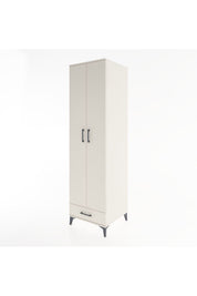 Hyperion Dolap 3 Raflı Tek Çekmeceli Tek Askılı 60x44x195 - S59M120V1B