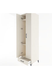 Hyperion Dolap 3 Raflı Tek Çekmeceli Tek Askılı 60x44x195 - S59M120V1B