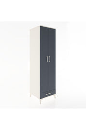 Hyperion Dolap 3 Raflı Tek Çekmeceli Tek Askılı 60x44x195 - S59M120V2B