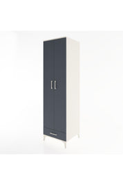 Hyperion Dolap 3 Raflı Tek Çekmeceli Tek Askılı 60x44x195 - S59M120V2B