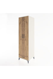 Hyperion Dolap 3 Raflı Tek Çekmeceli Tek Askılı 60x44x195 - S59M120V3B