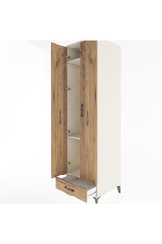 Hyperion Dolap 3 Raflı Tek Çekmeceli Tek Askılı 60x44x195 - S59M120V3B