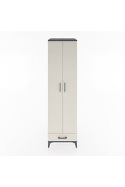 Hyperion Dolap 3 Raflı Tek Çekmeceli Tek Askılı 60x44x195 - S59M120V4B