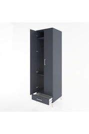 Hyperion Dolap 3 Raflı Tek Çekmeceli Tek Askılı 60x44x195 - S59M120V5B